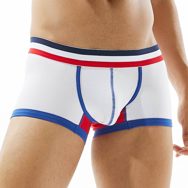 OEM Your Own Logo Waistband Mens White Boxer Shorts
