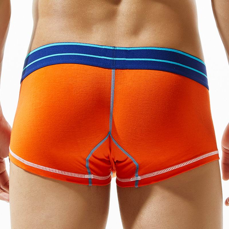 OEM Your Own Logo Waistband Orange Underwear Men Sexy