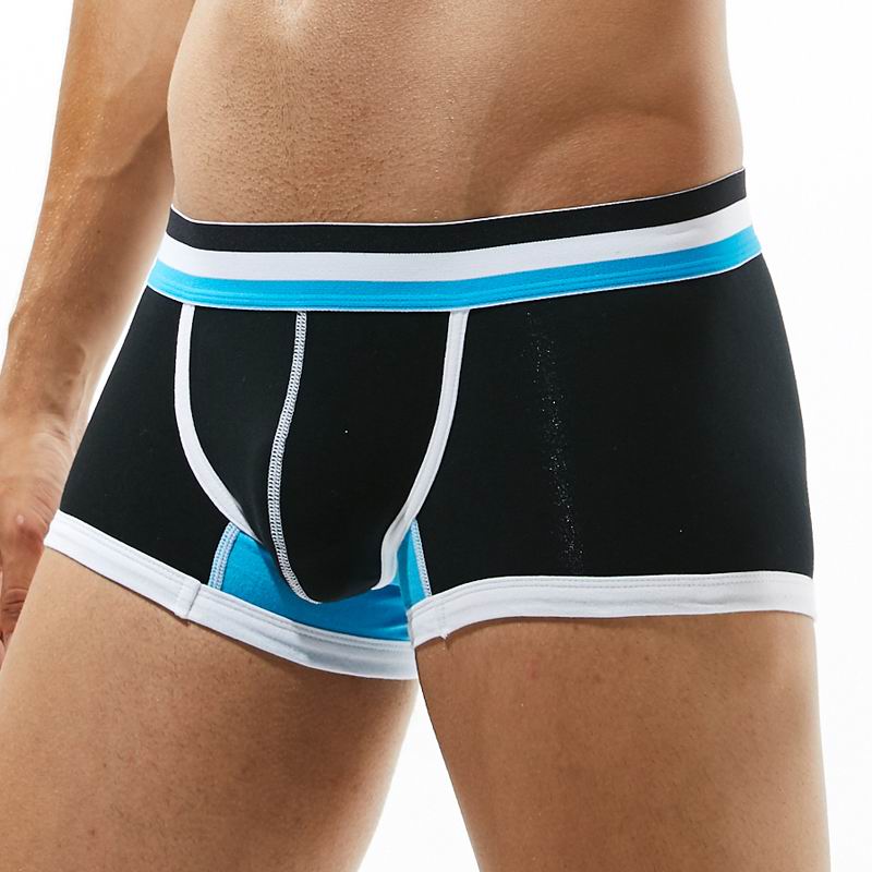 OEM Your Own Logo Waistband Black Color Boxer Man