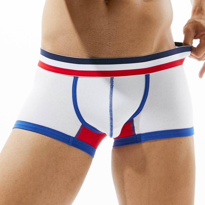 OEM Your Own Logo Waistband Mens White Boxer Shorts