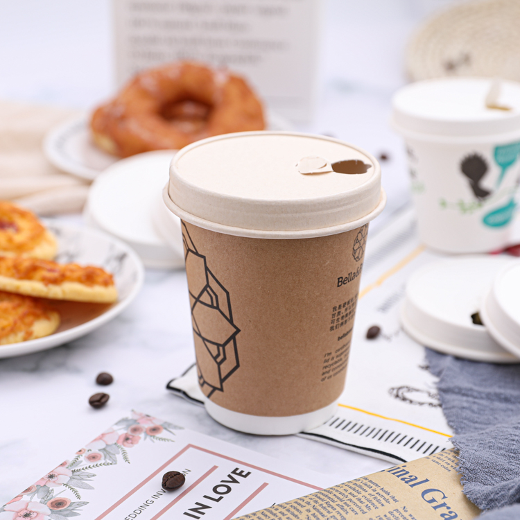 OEM and Customized  Paper Coffee Cups With Lids