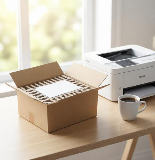Paper Pulp Packaging For Printer Packaging Solution