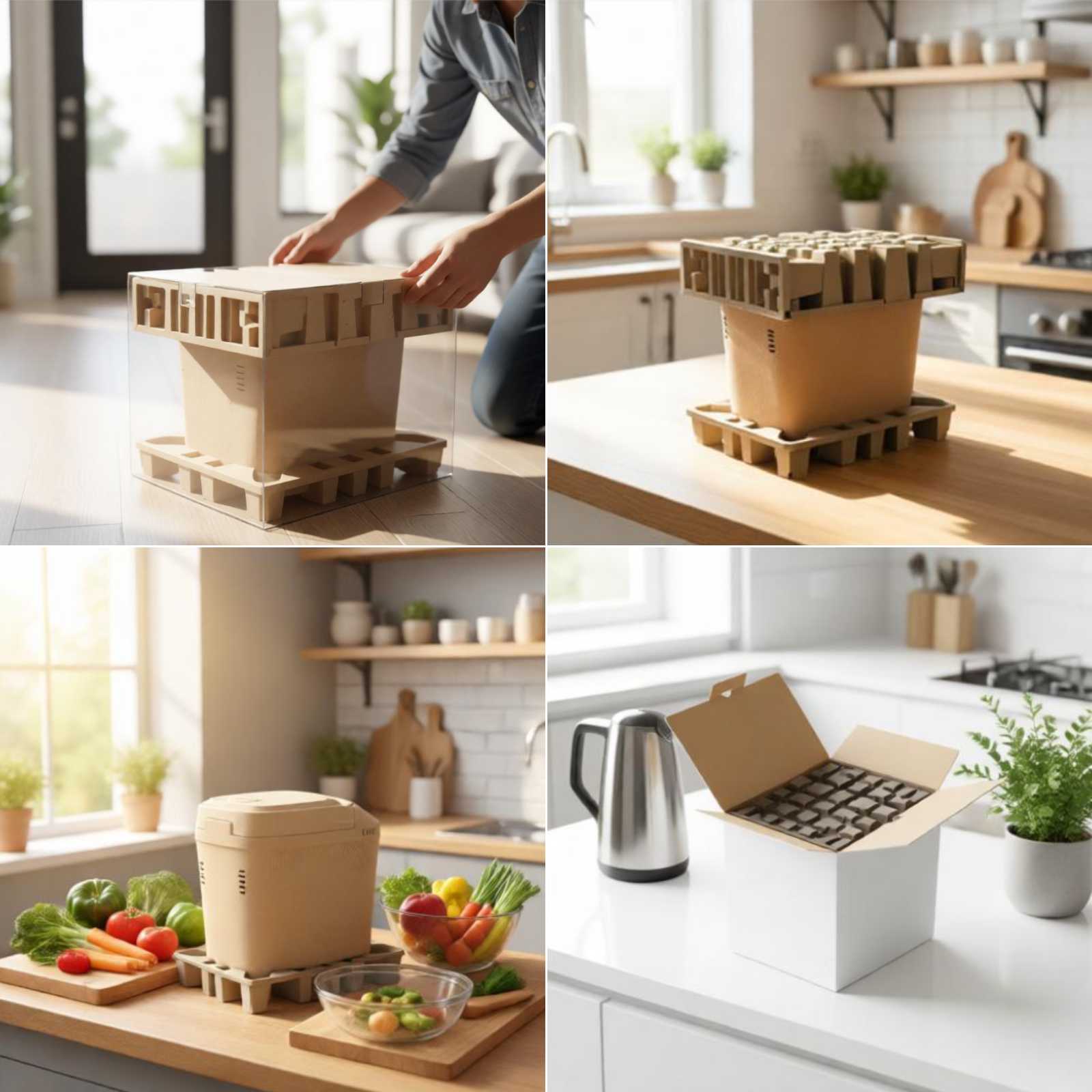 recycled paper pulp molded packaging for Electrical appliances 19